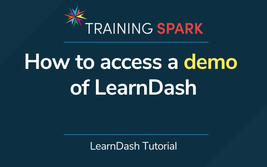 How to access a demo of LearnDash