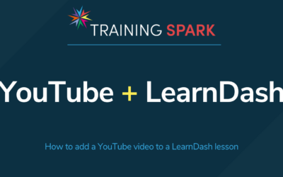 How to add a YouTube video to a LearnDash lesson